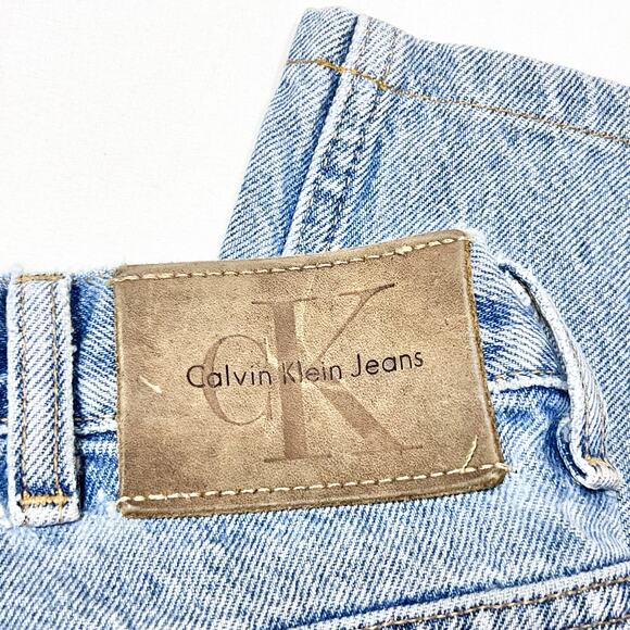 Vintage Calvin Klein Jeans 36x28 Baggy Wide Leg Denim Y2K Hip Hop Used - Picture 5 of 11